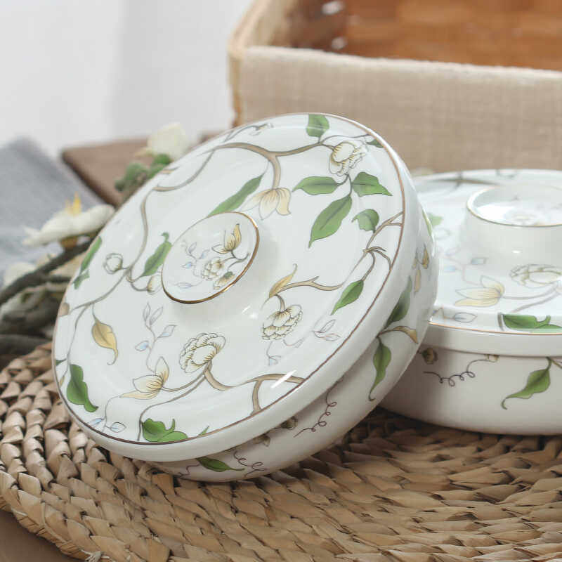 隔水炖碗陶瓷蒸蛋碗带盖盘子保鲜碗汤盘粉蒸肉专用碗饭碗家用无铅,餐饮具,盘,淘宝优惠券,粉丝福利购,淘宝优惠卷