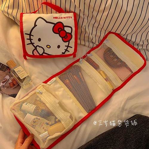 kitty猫化妆包可爱多功能