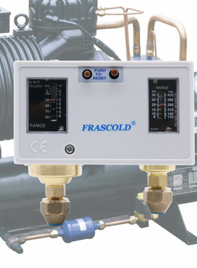 富士豪压力控制器P830单双压制冷机组冷库高低压开关油压差保护器