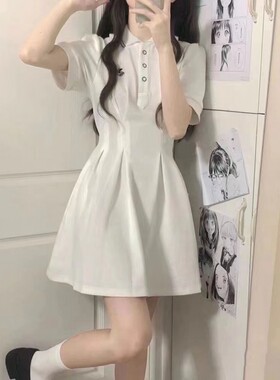 少女连衣裙初中学生高中女生中长