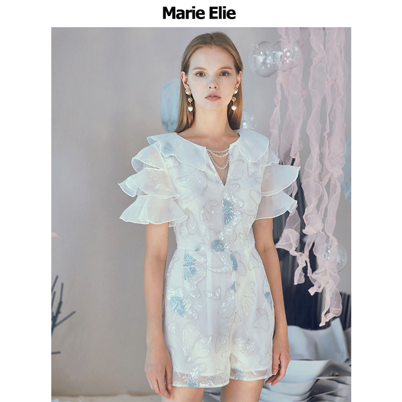 Marie Elie春夏新款 岚蝶苏音连体裤EAA23M08620