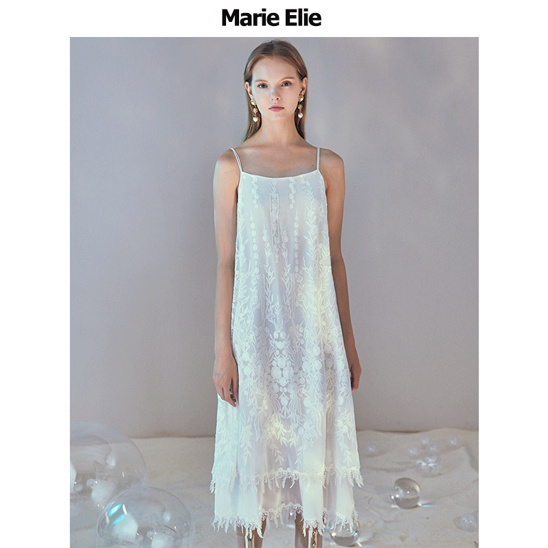 Marie Elie2020春夏新款 浮翊梦须舒悠连衣裙ETAA11M09020