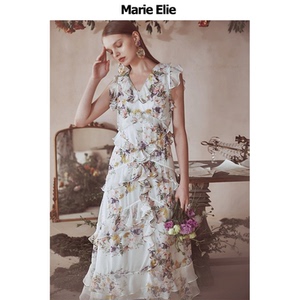 MarieElie2020春夏新款 菁俪馨语连衣裙EAA21M08802