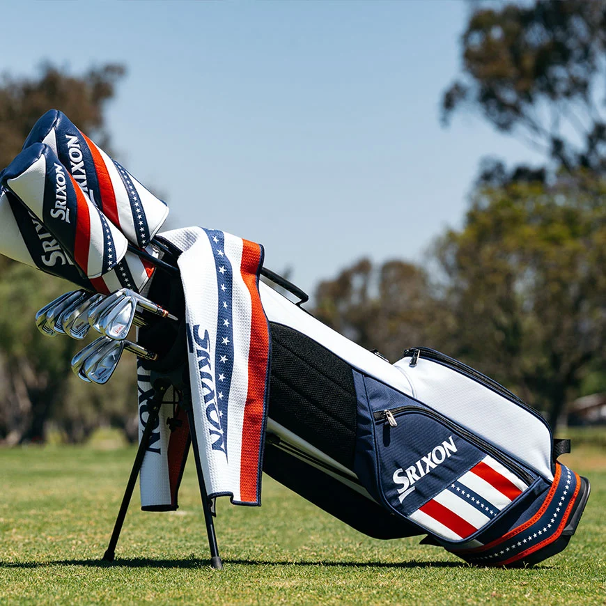 代购Srixon All-American全美系列限量版高尔夫球杆包立式支架包