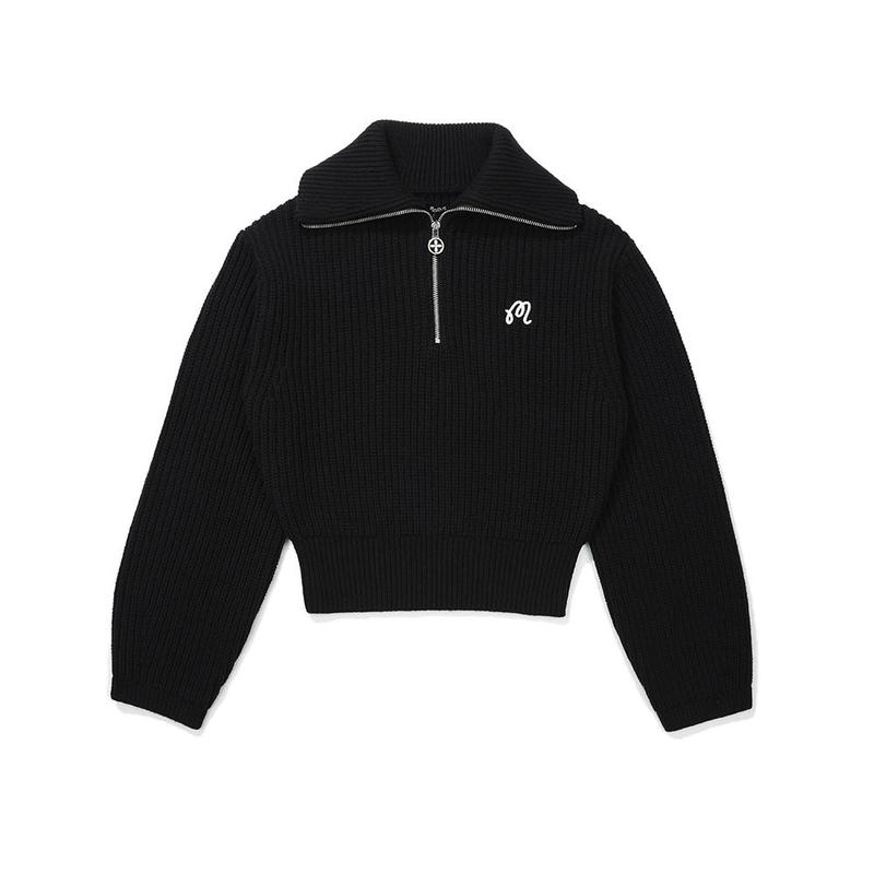 代购MALBON GOLF女士毛衣保暖透气加厚混纺秋冬日常针织爆款简约