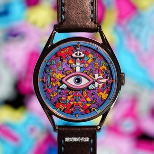 代购Mr Jones Watches Khaosify 混沌艺术IP琼斯先生英国创意手表