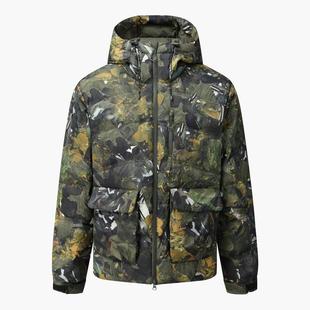 代购SALOMON萨洛蒙男士羽绒服防风保暖轻量冲锋衣连帽长款户外外