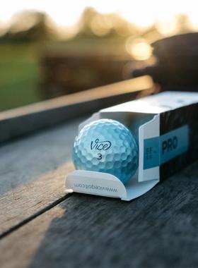 代购正品Vice Golf Pro高尔夫球冰蓝色三层95-110高级球12个装