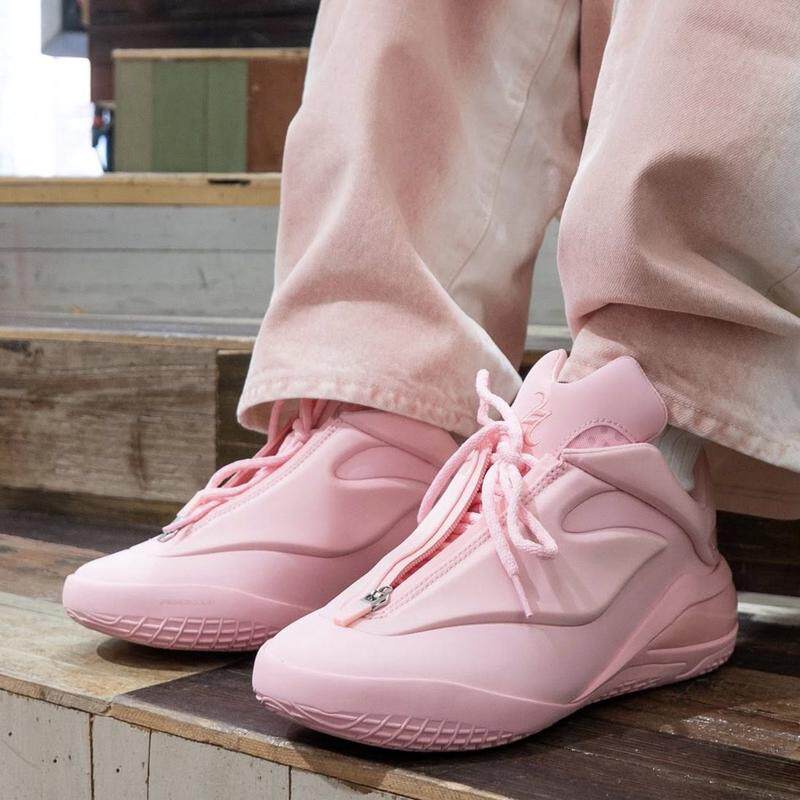 代购CONVERSE Shai 001匡威时尚粉色前掌气垫男女低帮实战篮球鞋
