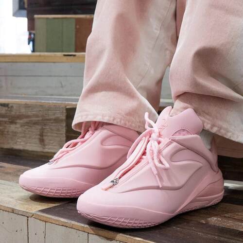 代购CONVERSE Shai 001匡威时尚粉色前掌气垫男女低帮实战篮球鞋