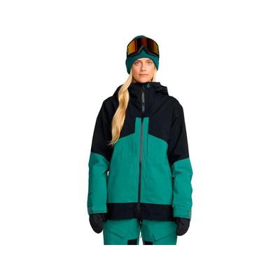 代购Volcom女士冲锋衣防水防风透气滑雪服连帽长袖户外外套