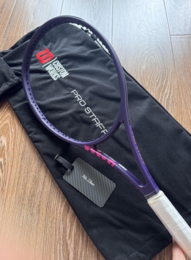 代购 Wilson PRO STAFF 97 V14 威尔胜定制网球拍粉紫色Blade V9