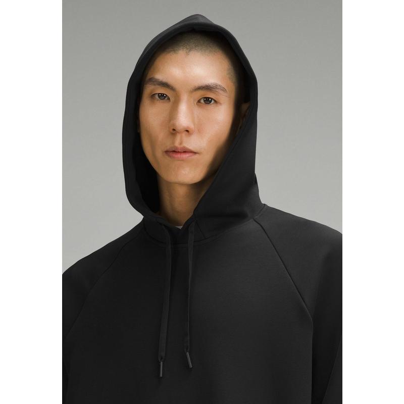 代购lululemon露露乐蒙男士连帽衫速干可调节帽兜内置口袋