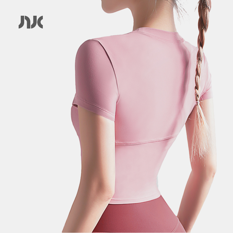 薄款美背瑜伽紧身透气运动上衣