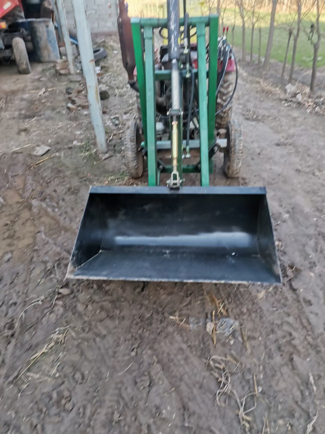 拖拉机改铲车小单缸多缸改装配件易按装农用四轮推土铲后背铲改装
