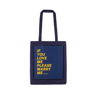 #0027# if you love me please marry me 环保袋 ACRYLISM®