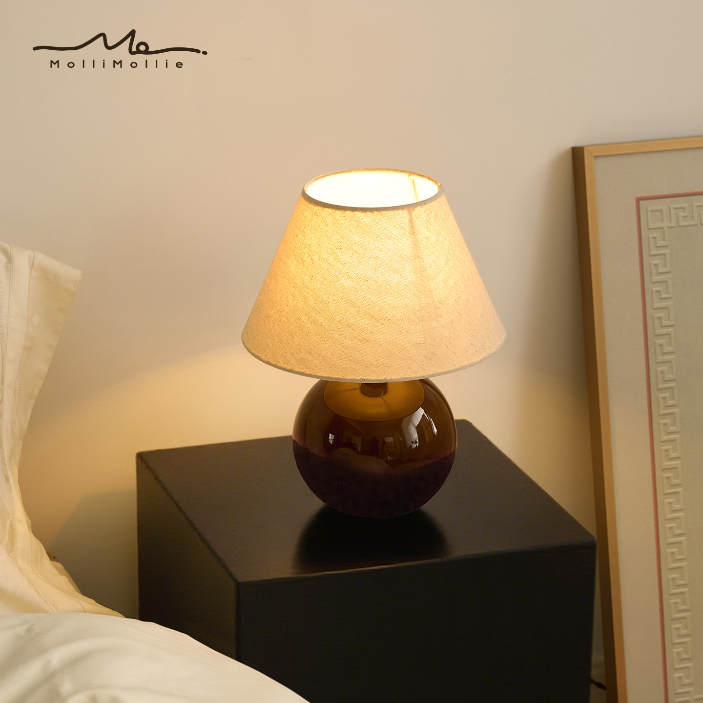 莫里乐园现代简约床头台灯设计