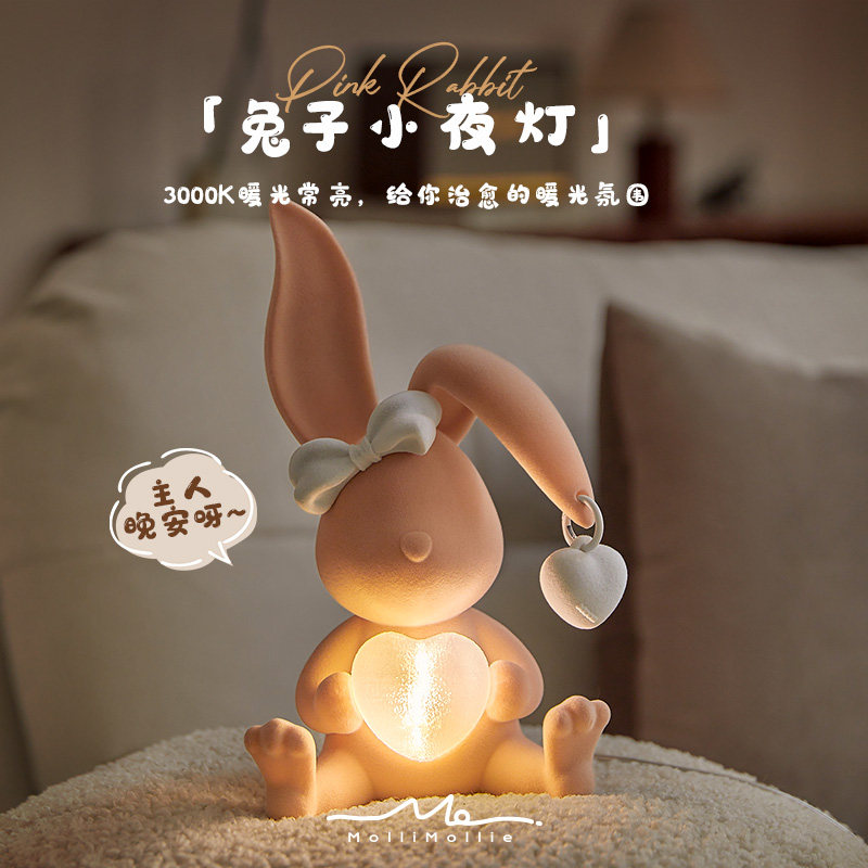 莫里乐园氛围感小夜灯可爱风高颜值卧室床头充电台灯儿童房睡眠灯,家装灯饰光源,小夜灯,淘宝优惠券,粉丝福利购,淘宝优惠卷