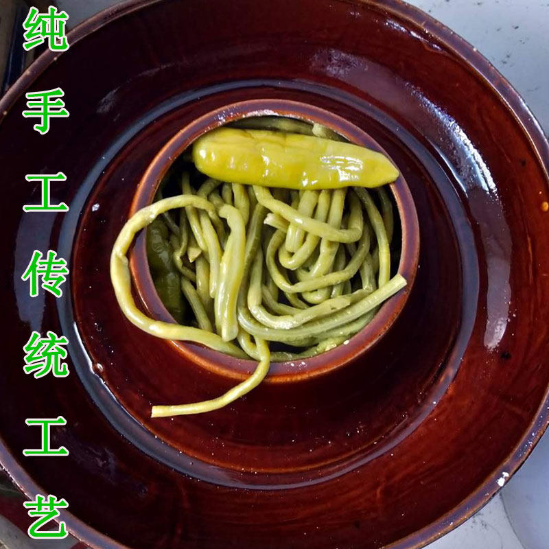 河南信阳罗山土特产农产品纯手制作新鲜盐腌酸豇豆即食包邮香脆辣