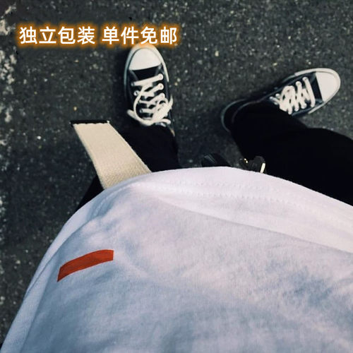 经典红标打底衫男女同款情侣款