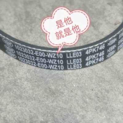 一汽锡柴4DB1国五多槽带发电机风扇带皮带6PK2196转向4PK709  746