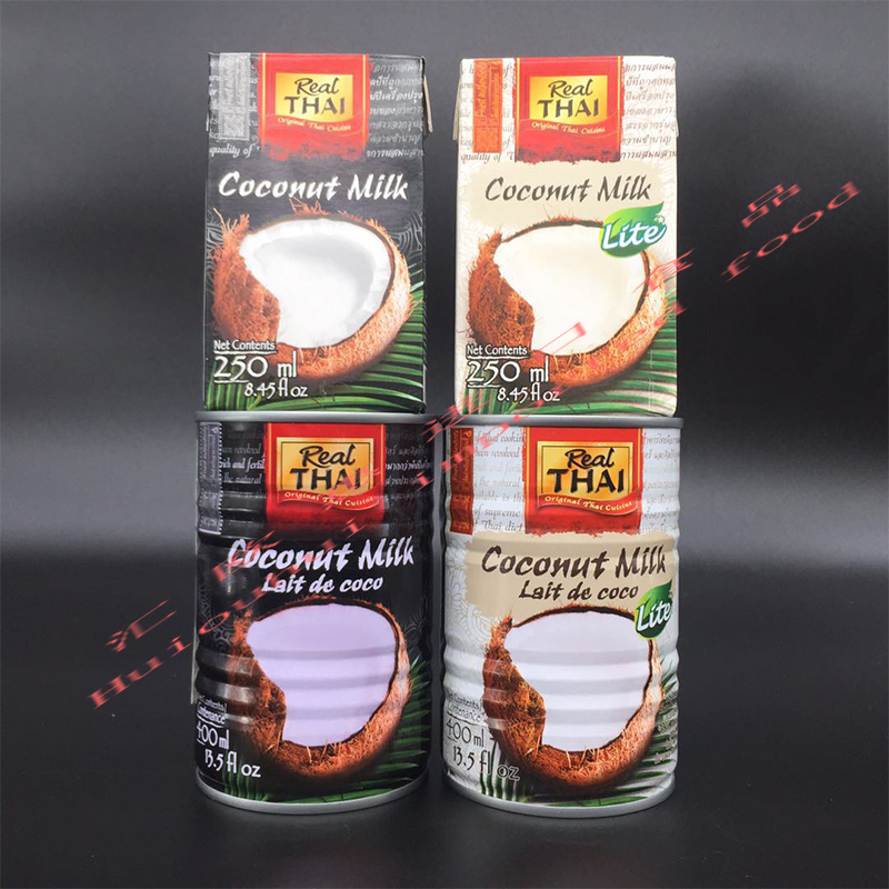 Real Thai Coconut Milk丽尔泰椰浆椰汁西米露马蹄糕甜