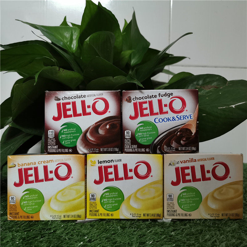 jell-o multiple flavors instant pudding&pie filling布丁粉