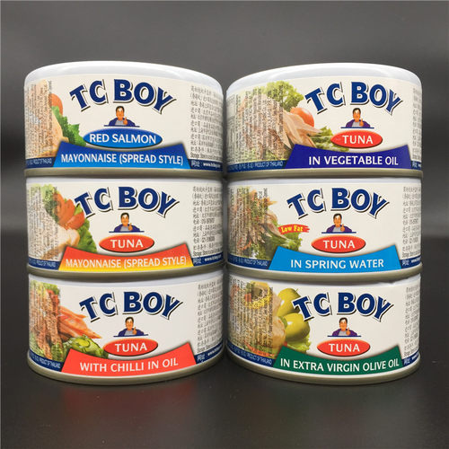 TC BOY Tuna In Spring Water Low Fat小胖子矿泉水浸金枪鱼罐头
