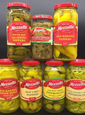 Mezzetta Peperoncini Jalapeno Peppers披萨辣椒圈切片酸辣泡椒