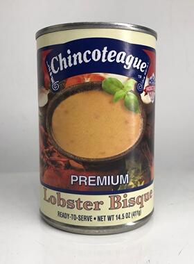 Lobster Bisque进口龙虾浓汤即食速食汤411g罐装