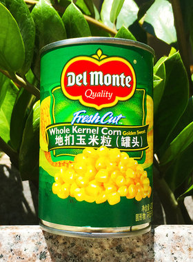 泰国原装进口Del Monte Whole Kernel Corn 地扪牌玉米粒罐头420g