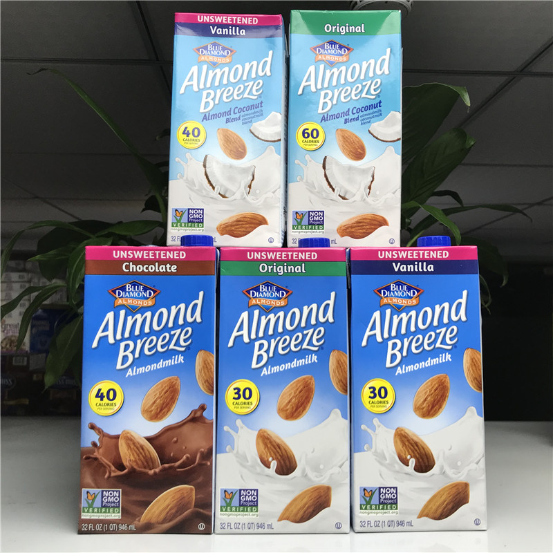 Blue Diamond Unsweetend Almond milk无