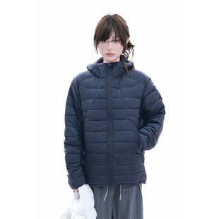 kk soul美式复古解构设计白鸭绒排骨羽绒服秋冬基础款百搭面包服