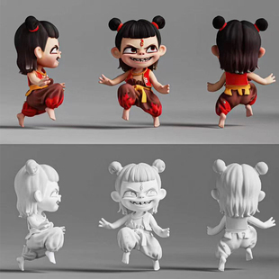 图片转3d模型AI建模精致细节五分钟出图无限次修改三维打印