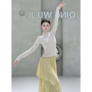 古典舞舞蹈训练现代舞 秋冬形体艺考新款 服上衣2025服练功长袖 服装