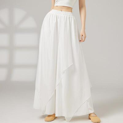 服女裙裤裤长阔腿裤服练功纱古典舞舞蹈舞款雪纺成人舞蹈中国