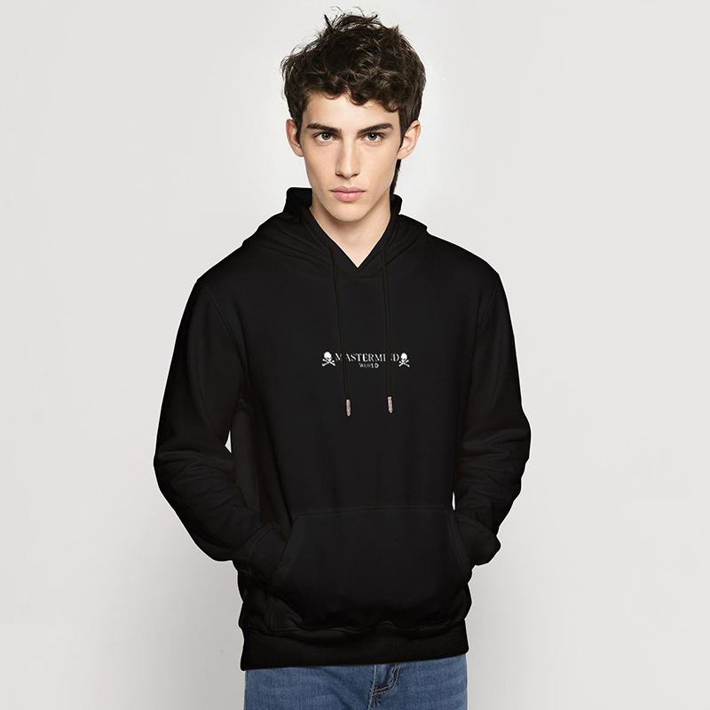 连帽反光印花卫衣MMJ骷髅头