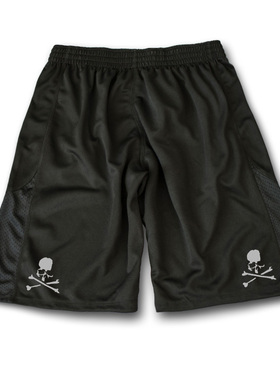 暗黑3m反光骷髅头MMJ网眼透气前2小短裤mastermind休闲五分薄短裤