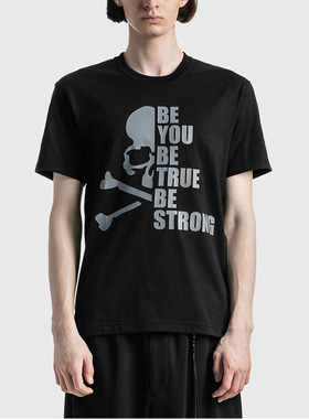 2024夏MMJ骷髅头短袖 BE STRONG变强印花男士T恤MASTERMIND WORLD
