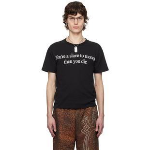 2025SS夏季praying文字思想印花 纯棉男士夏季小众重磅T恤