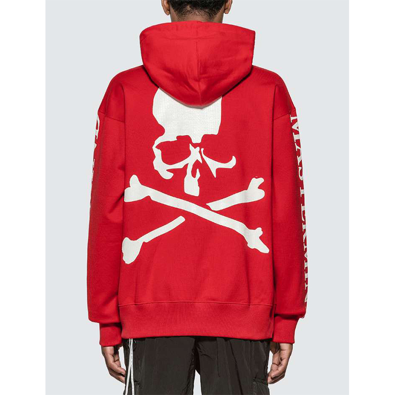 印花连帽健康棉骷髅卫衣