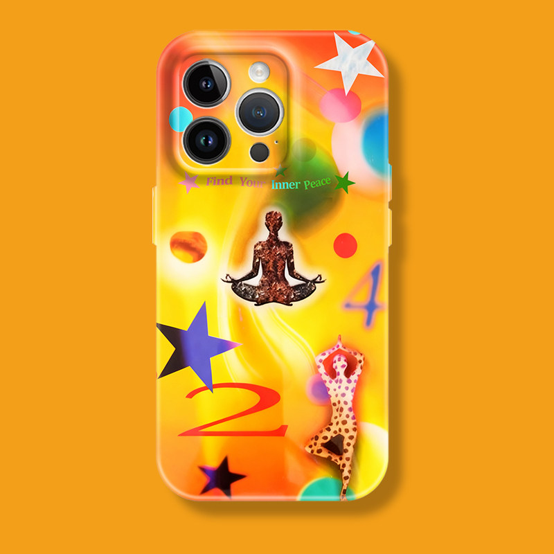 艺术养生瑜伽找到内心的平静苹果iphone17promax适用16pro透明15plus/xs14全包菲林软壳华为小米荣耀13手机壳