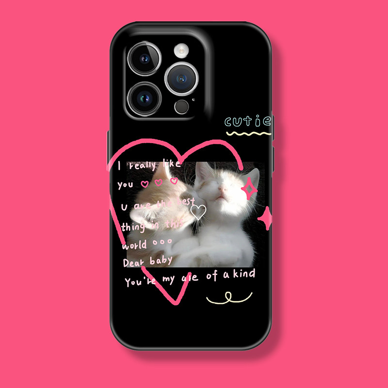 iphone17promax情侣猫咪手机壳