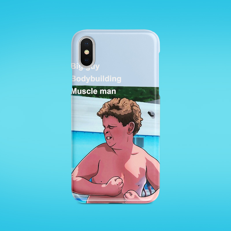 苹果17欧美恶搞胖子适用iphone16promax15pr全包8p透明软xs手机壳