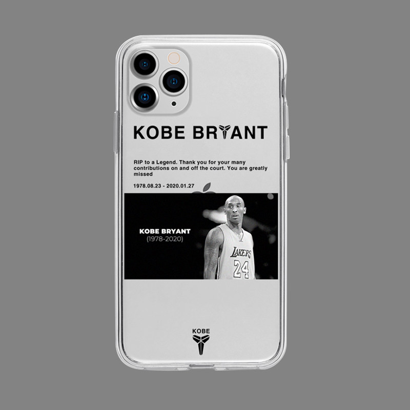 苹果13纪念kobe科比黑曼巴适用iphone12promax11pro硅胶软x手机壳