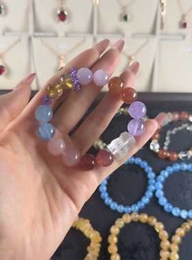 水晶手串原创设计款式