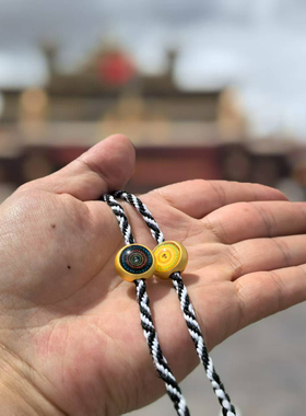 西藏桑耶九眼绳手绳配饰款