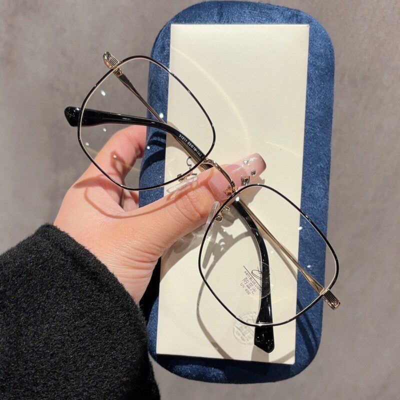 31211超轻眼镜女近视可配有度数防蓝光镜片大框圆脸显瘦级感镜