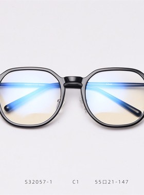 S32057-1 韩范方框素颜蓝光平光镜ins风男女拍照眼镜近视配镜框架
