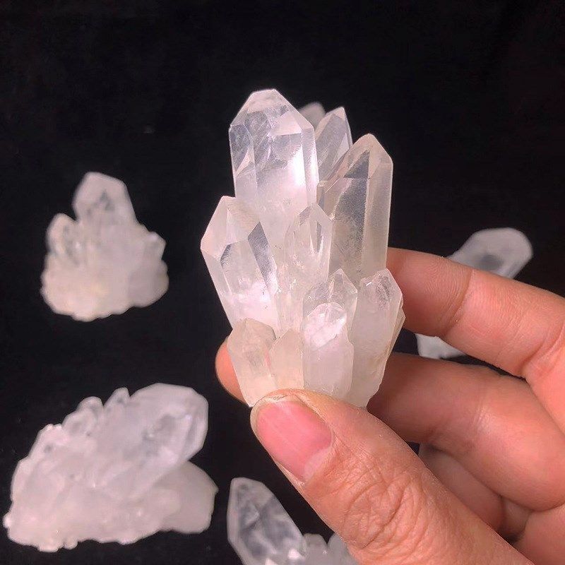 天然白水晶簇 矿物晶体家居装饰水晶原石标本消磁水晶原石柱摆件,特色手工艺,其他特色工艺品,淘宝优惠券,粉丝福利购,淘宝优惠卷